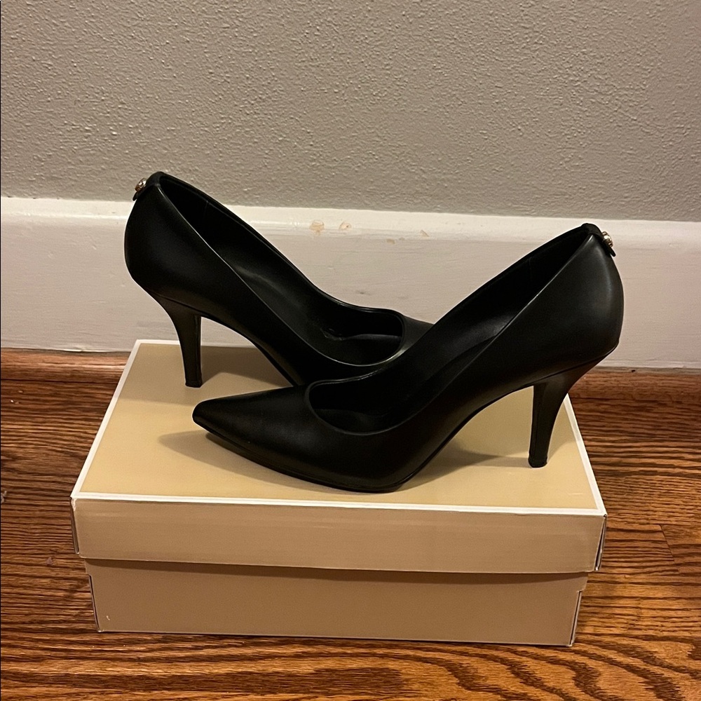 Michael Kors Black Heels- Got a Meeting?, Happy Hour?, Date night?